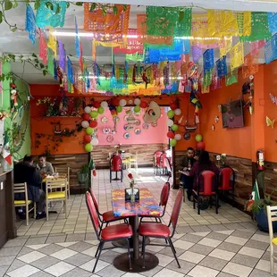 Inside - Super festive!