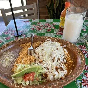Chilaquiles and Horchata