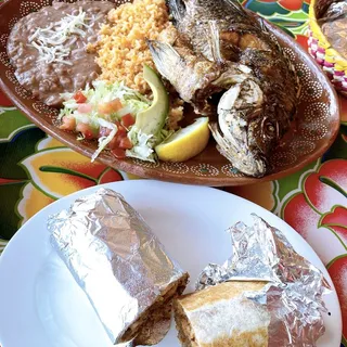 Mojarra Frita Plate