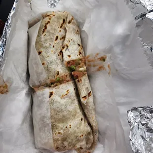 Steak burrito