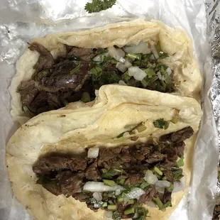 Steak tacos