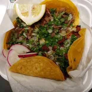 Asada &amp; Pastor Tacos !