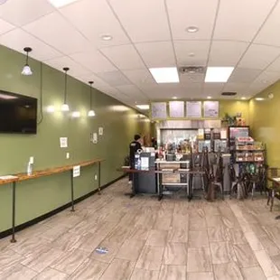 Interior. Will probably open to eating again in the next few months.