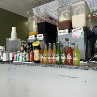 a wide array of refreshing drink options