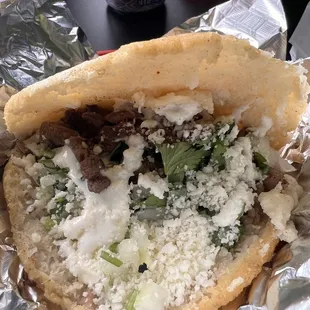Carne Asada Gordita, very delicious