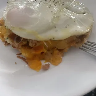 Leftover carnitas gordita