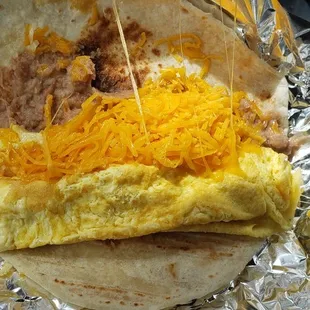 Bean egg cheese Taquito
