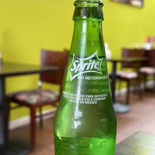 Bottled Sprite, made in Mexico