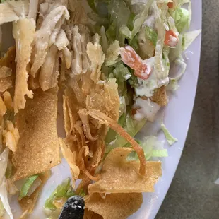 Partially filled flautas