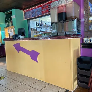 Front counter