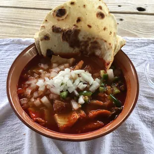 Menudo, breakfast of campions!