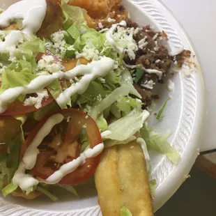 a plate of food