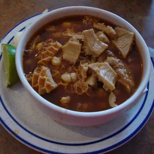 Small Bowl of Menu, Taqueria Las Palmas II January 5th 2014