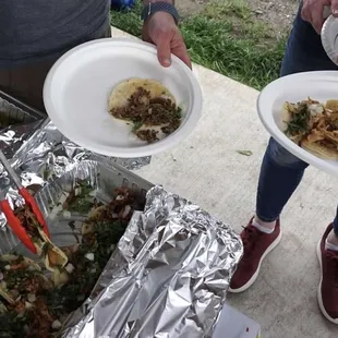 We ordered the tacos pre-assembled. They held up well and tasted great!