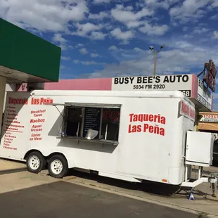 I had the Mexican Sandwish : the fajita torta and it was perfectly cooked and seasoned. Highly recommend this Taco truck.