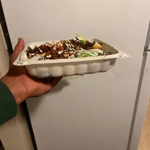 Skimped on the nachos noticed when I got home. Really l