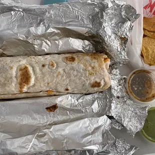 super burrito with al pastor