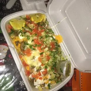 Small asada fries to go