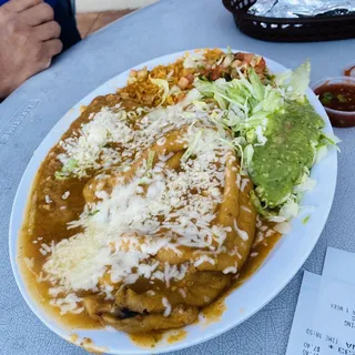 Enchilada & Chile Relleno Plato