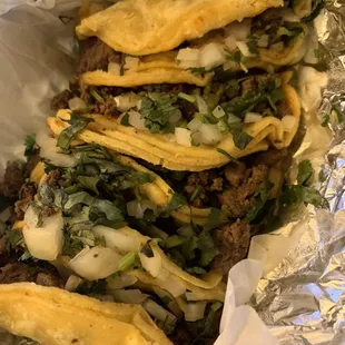 a close up of a taco