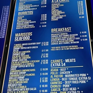 Menu Oct 2021