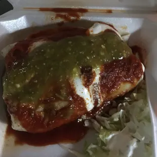 Carne Asada burrito supreme.