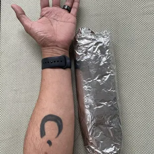 Got the supersized burrito supreme with carnitas!