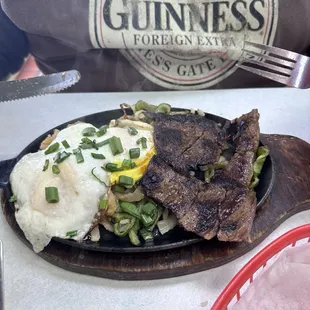 Jalisco Style Plate with Beef Fajitas.