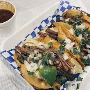 Birria tacos