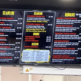 Menu.