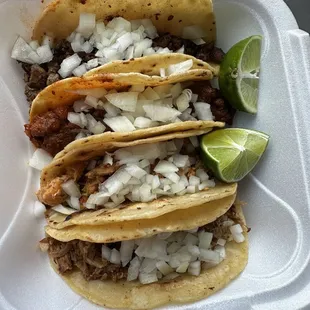 Asada, al pastor, pollo, carnitas