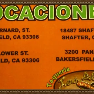 Locaciones