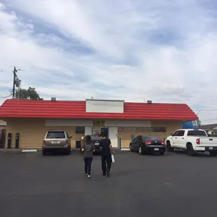 The store next to the taco truck