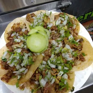 A picture states a million words. Simply delicious make it an everyday taco day.