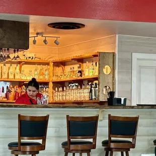 The new Full Bar at Los Altos new location by Galaxy Movie theater.