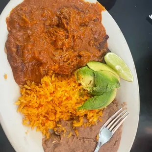 #25 Carne Guisada Plate