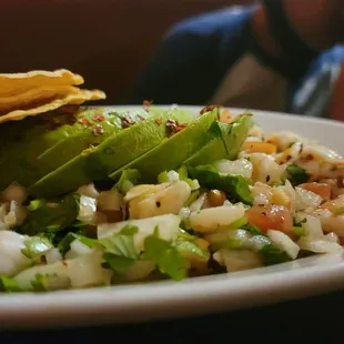 Ceviche so fresh and plentiful