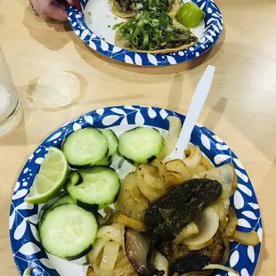 Authentic street tacos