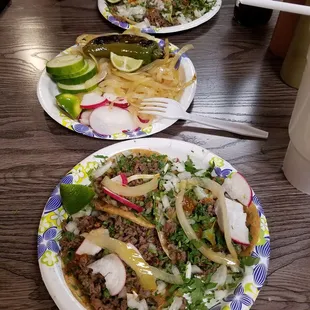 Carne asada tacos