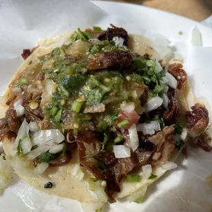 Carnitas taco
