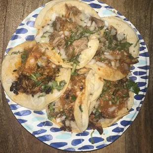 Tacos (Al pastor and 1 carnita)