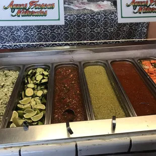 Salsa bar