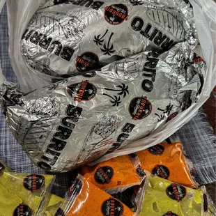 Burritos for days.