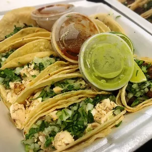 Chicken Street Tacos to go  The best!