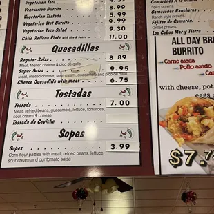 Menu January 2022