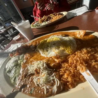 Chilaquiles Rojos Plate