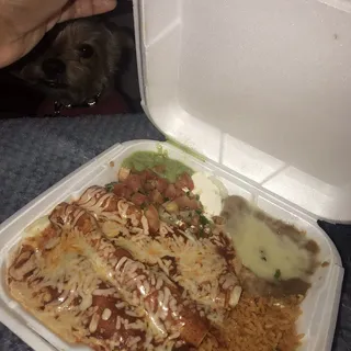 3 Enchiladas Plate