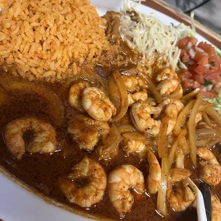 Camarones al la Diabla Plate