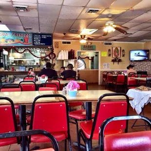 Inside - Taqueria Los Charros: Magnolia Park, Houston, TX