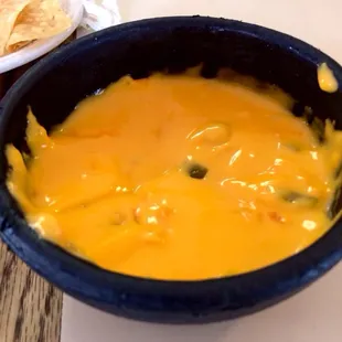 Nacho cheese dip - Taqueria Los Charros: Magnolia Park, Houston, TX